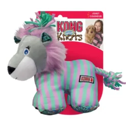 Clearance Knots Carnival Lion Hundelegetøj S/M - bamse med reb Hundelegetøj Til Alle Hunde Leg Og Aktivering Året Rundt|Legetøj Til Hvalpe - Sjov Leg, Aktivering Og Tryghed Fra Første Dag