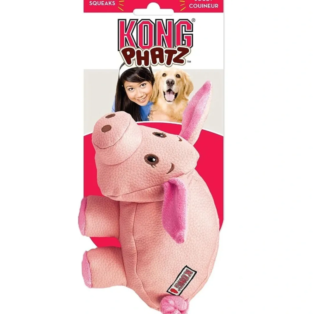 Clearance Phatz Pig M 18x11x11 cm - robust gris bamse til hunde Hundelegetøj Til Alle Hunde Leg Og Aktivering Året Rundt|Legetøj Til Hvalpe - Sjov Leg, Aktivering Og Tryghed Fra Første Dag