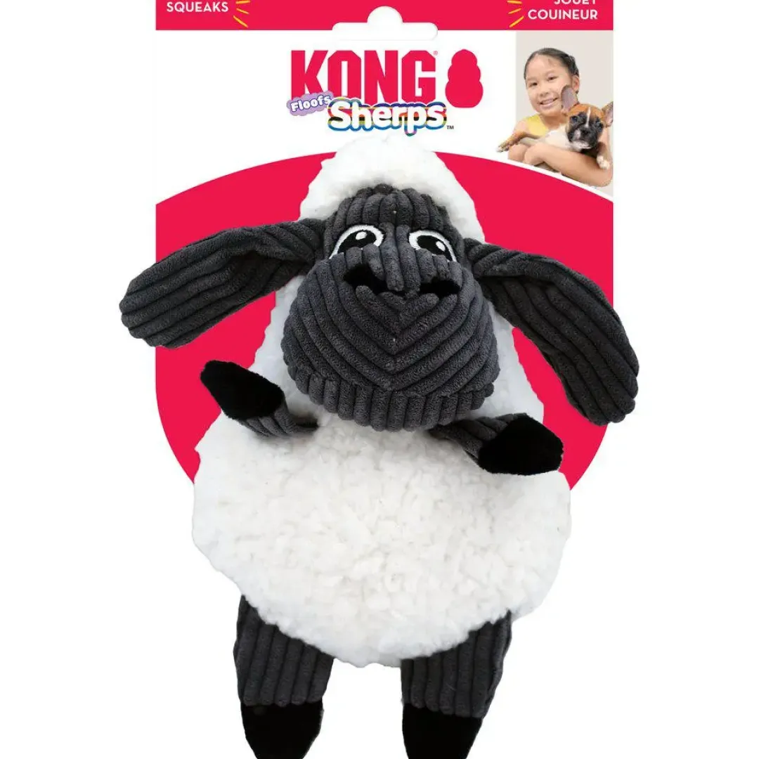 Best Sherps Floofs Sheep M - sød fårebamse til mellemstore hunde Hundelegetøj Til Alle Hunde Leg Og Aktivering Året Rundt|Legetøj Til Hvalpe - Sjov Leg, Aktivering Og Tryghed Fra Første Dag
