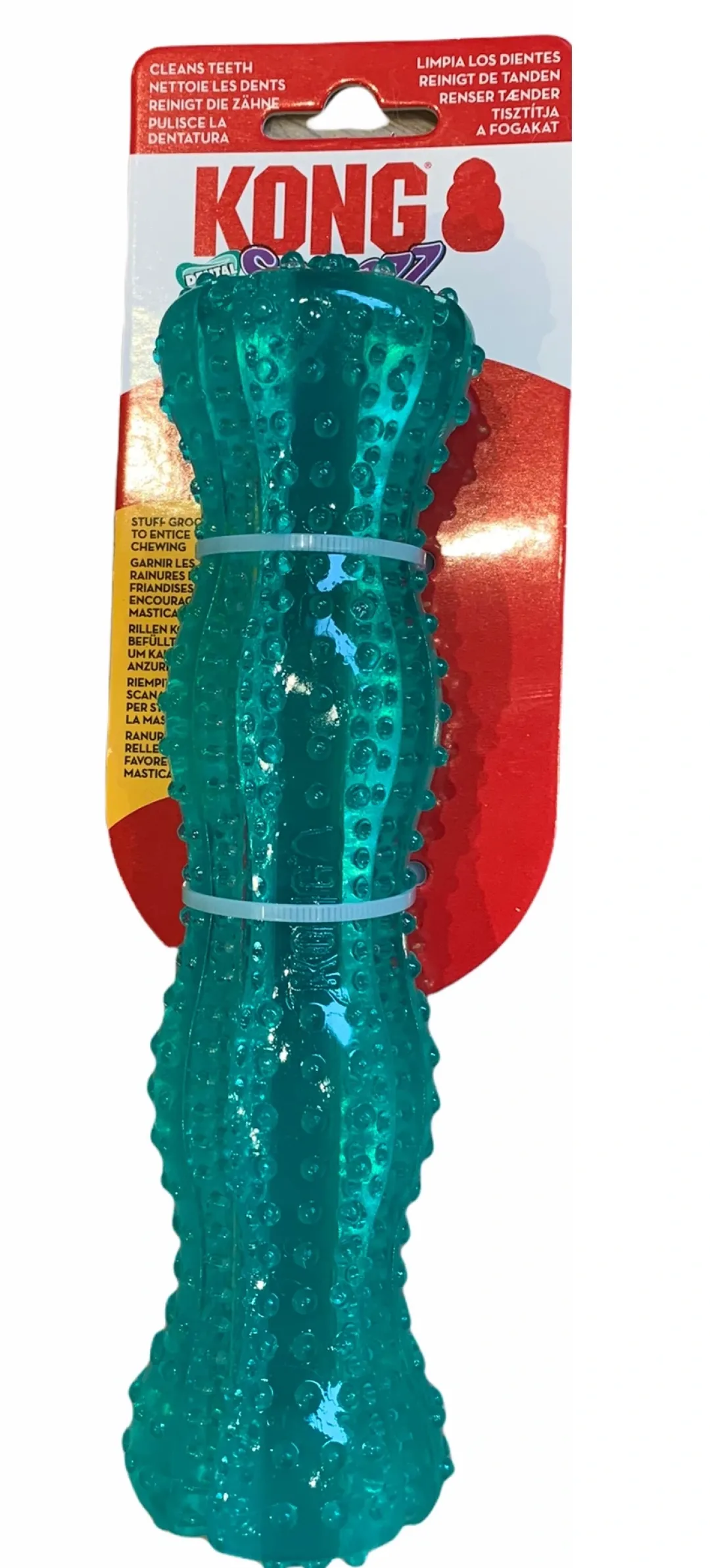Outlet Squeezz Dental Stick Grøn M 19 cm - pivelegetøj med tandpleje Hundelegetøj Til Alle Hunde Leg Og Aktivering Året Rundt|Legetøj Til Hvalpe - Sjov Leg, Aktivering Og Tryghed Fra Første Dag