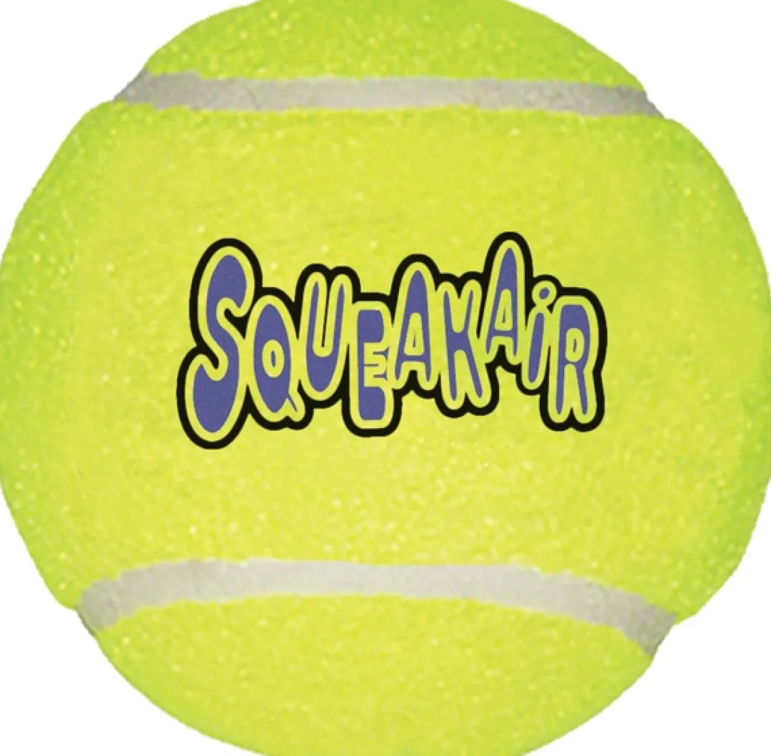 Online Tennisbold Stor 8 cm med pivlyd - robust hundebold Hundelegetøj Til Alle Hunde Leg Og Aktivering Året Rundt|Legetøj Til Hvalpe - Sjov Leg, Aktivering Og Tryghed Fra Første Dag