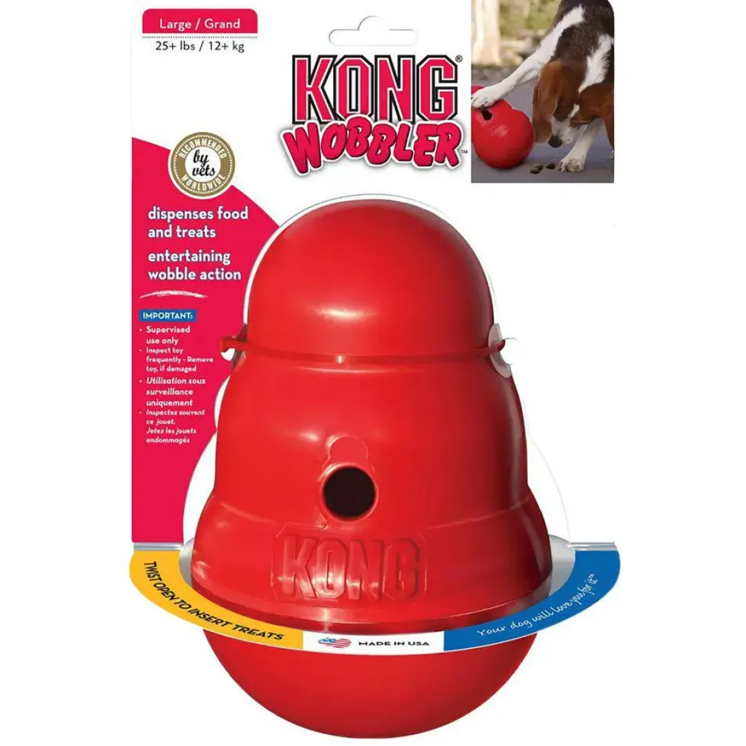 Discount Wobbler Large - snacklegetøj til hunde Hundelegetøj Til Alle Hunde Leg Og Aktivering Året Rundt|Legetøj Til Hvalpe - Sjov Leg, Aktivering Og Tryghed Fra Første Dag