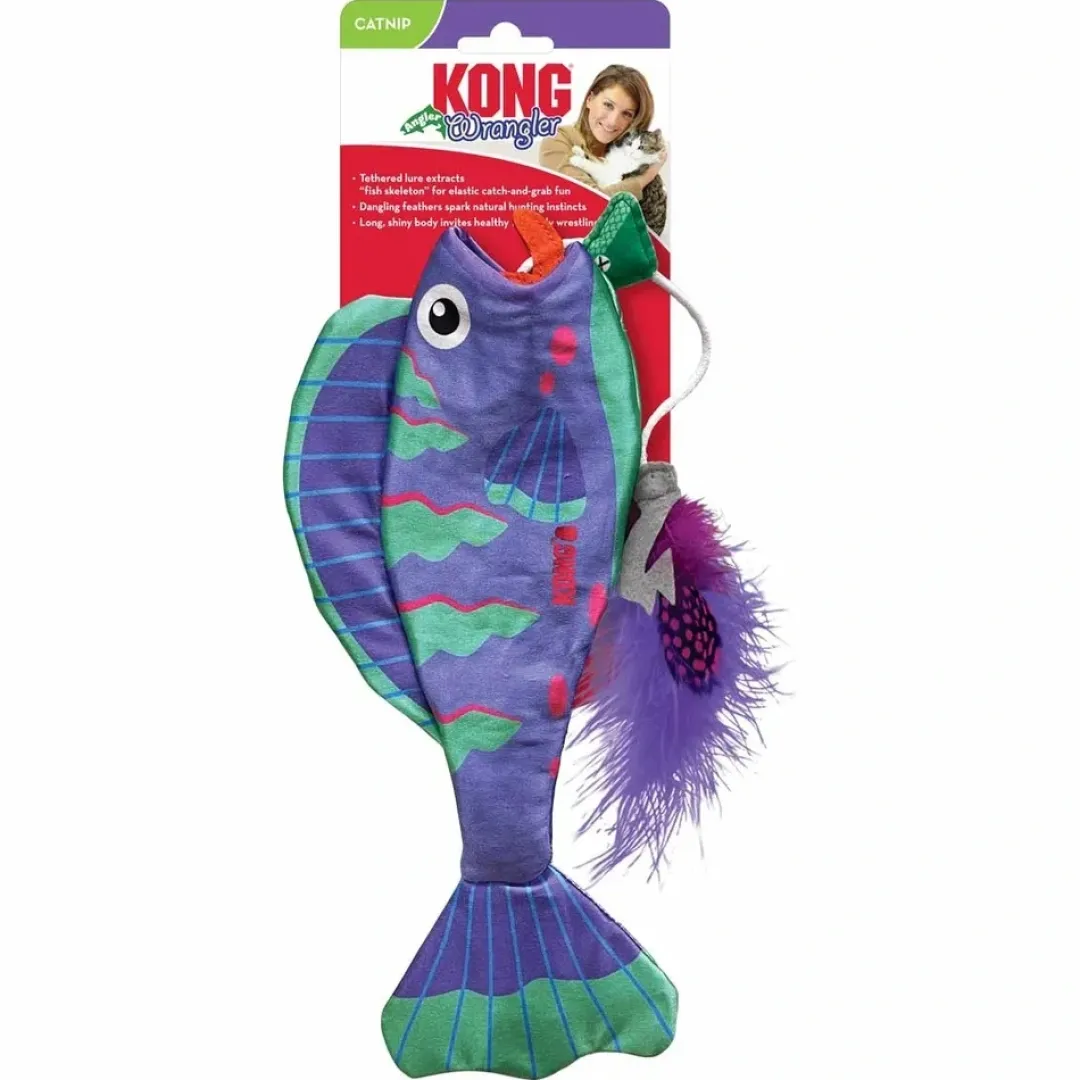 Clearance Wrangler Angler Fish Mix Killingelegetøj - Sjov, Træning Og Aktivering For Killinger|Kattelegetøj