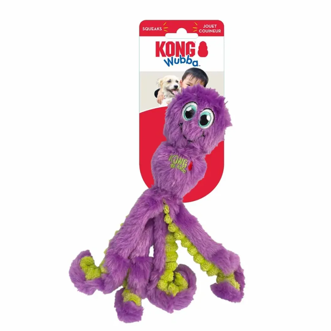 Hot Wubba Octopus Mix S 23x10x5cm Hundelegetøj Til Alle Hunde Leg Og Aktivering Året Rundt