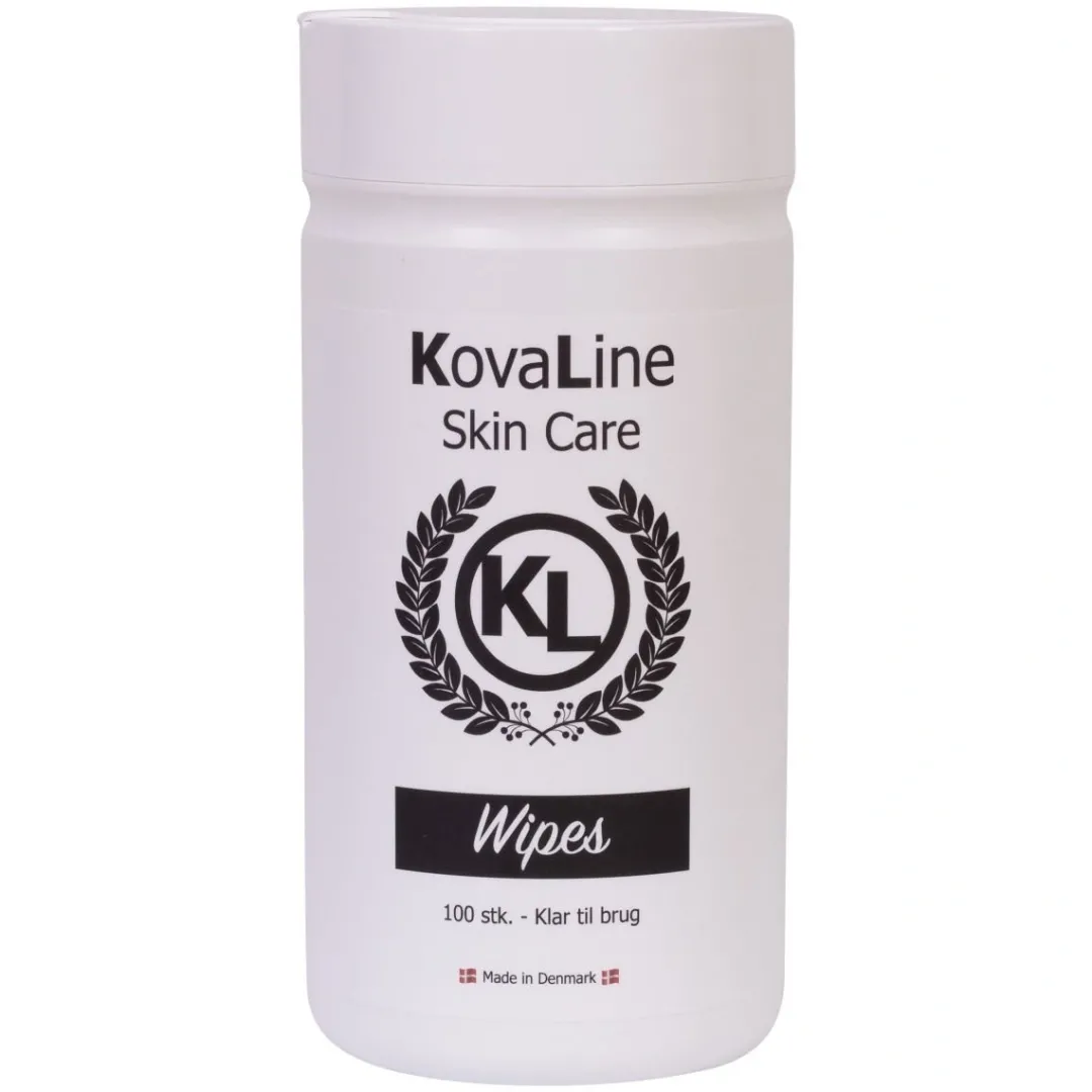 Best KovaLine Ready to use Wipes 100 stk. Plejemidler Til Hund Med Fokus På Sundhed Og Velvære|Pleje Af Hvalpe - Alt I Plejemidler Til Pels, Poter Og Hud