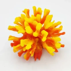 Online Kunstig koral Pavona cactus (Orange) 12x12x10 cm Dekoration Til Saltvand