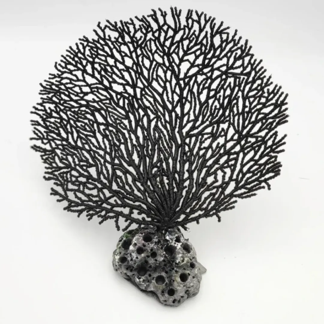 Kunstig koral Sea Fan S (Black) Dekoration Til Saltvand