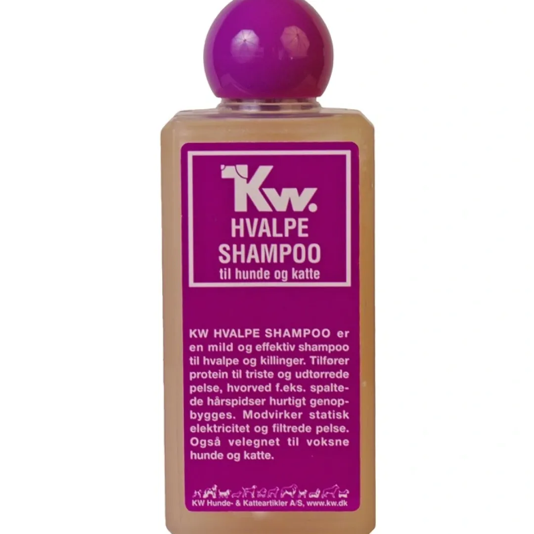 Clearance KW Hvalpe Shampoo 200 ml Plejemidler Til Hund Med Fokus På Sundhed Og Velvære|Pleje Af Hvalpe - Alt I Plejemidler Til Pels, Poter Og Hud