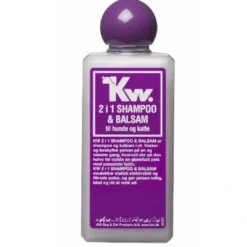 Clearance KW 2 i 1 Shampoo og Balsam 200 ml Plejemidler Til Katte|Plejemidler Til Hund Med Fokus På Sundhed Og Velvære
