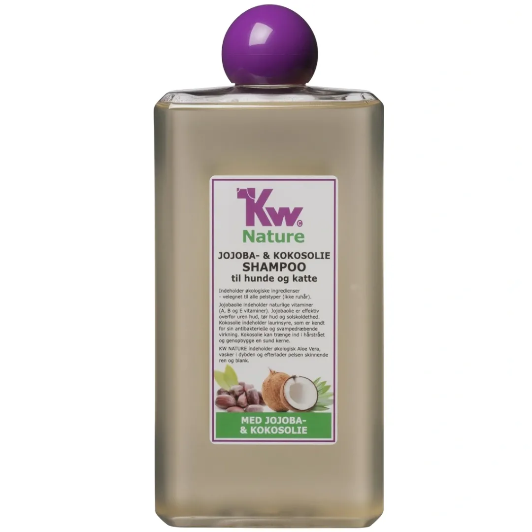 Online KW Nature Jojoba - & Kokosolie Shampoo 500 ml Plejemidler Til Katte|Plejemidler Til Hund Med Fokus På Sundhed Og Velvære