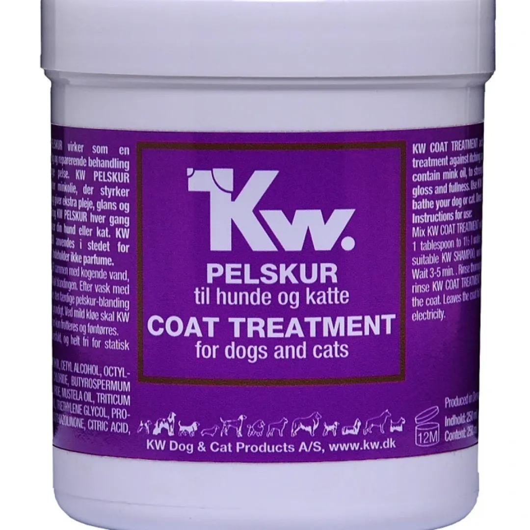Clearance KW Pelskur 250 ml Plejemidler Til Hund Med Fokus På Sundhed Og Velvære