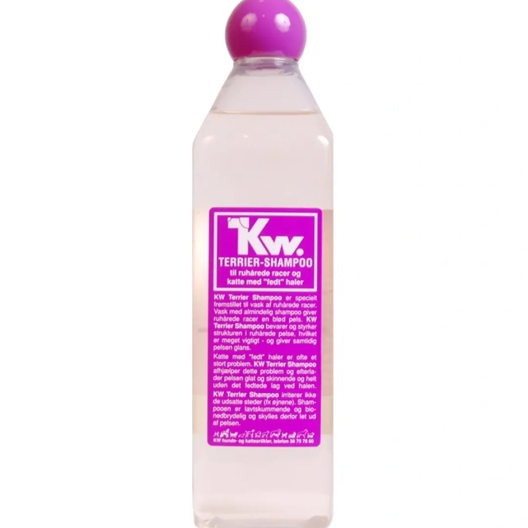 New KW Terrier Shampoo 500 ml Plejemidler Til Hund Med Fokus På Sundhed Og Velvære