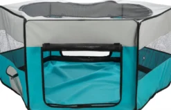 Online Løbegård Nylon til Kaniner og marsvin eller hundehvalpe 130 x 55 cm Bure & Tilbehør Til Gnavere & Kaniner
