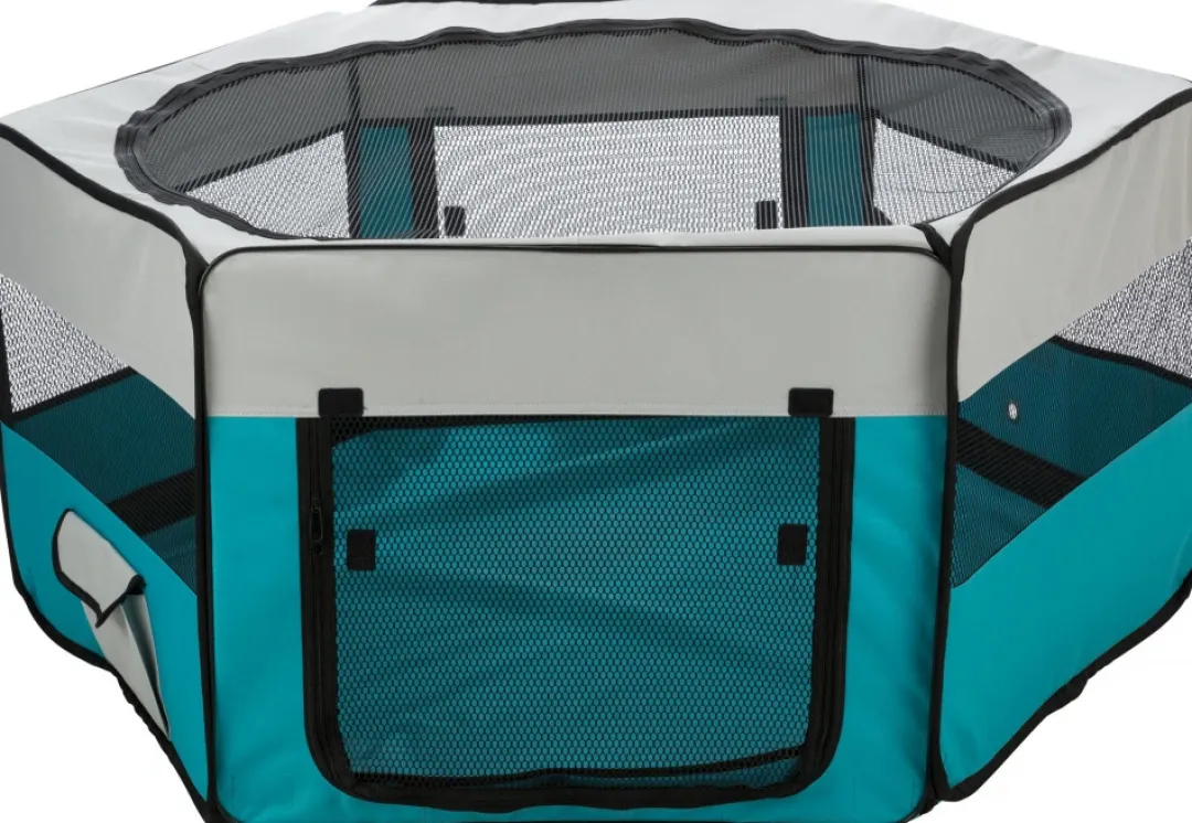 Online Løbegård Nylon til Kaniner og marsvin eller hundehvalpe 130 x 55 cm Bure & Tilbehør Til Gnavere & Kaniner