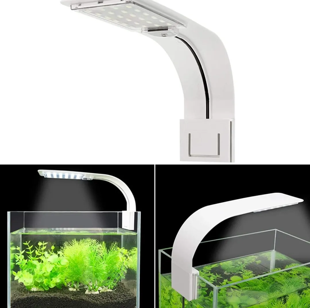 Clearance LED lampe 10 Watt X5 hvid - Superslim lys til nanoakvarier Akvarielamper