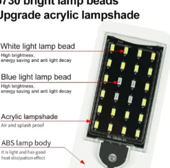 Clearance LED lampe 10 Watt X5 hvid - Superslim lys til nanoakvarier Akvarielamper