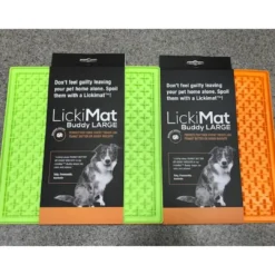 Online Slikkemåtte 28 x 28 cm Grøn - aktiveringsmåtte til hunde Killingelegetøj - Sjov, Træning Og Aktivering For Killinger|Hundelegetøj Til Alle Hunde Leg Og Aktivering Året Rundt
