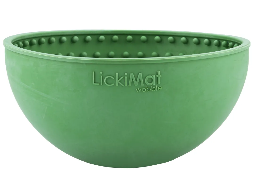 Best Wobble Grøn Ø 18 x 8 cm - aktiveringsskål til hunde Hundelegetøj Til Alle Hunde Leg Og Aktivering Året Rundt|Legetøj Til Hvalpe - Sjov Leg, Aktivering Og Tryghed Fra Første Dag