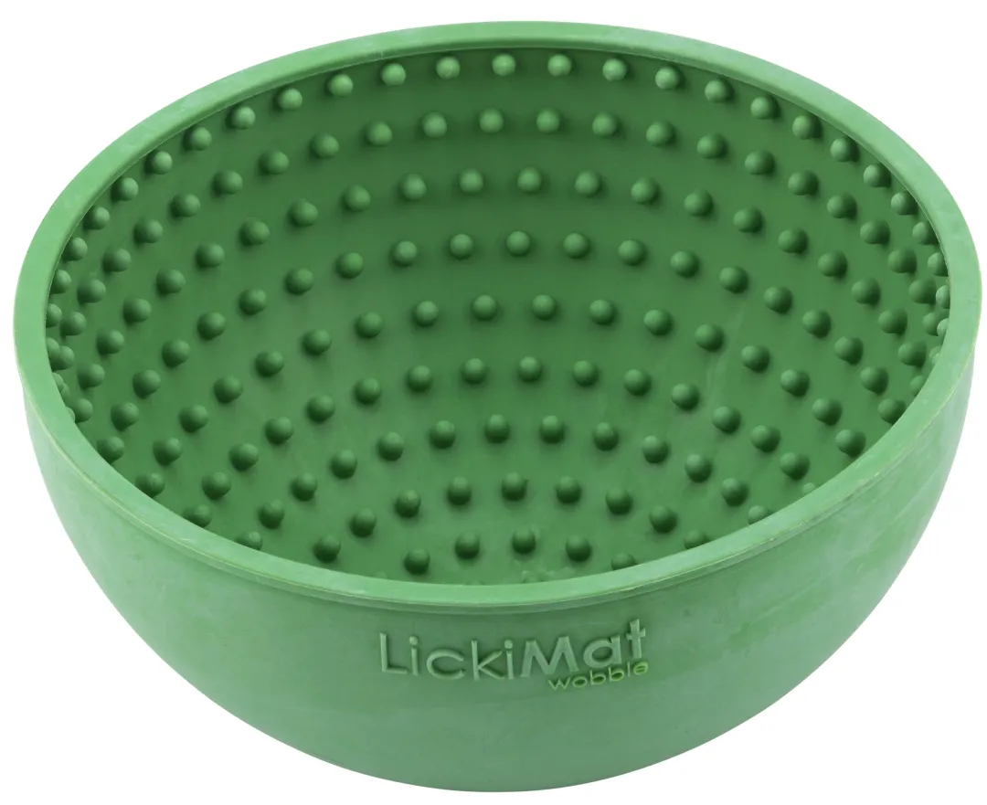 Best Wobble Grøn Ø 18 x 8 cm - aktiveringsskål til hunde Hundelegetøj Til Alle Hunde Leg Og Aktivering Året Rundt|Legetøj Til Hvalpe - Sjov Leg, Aktivering Og Tryghed Fra Første Dag