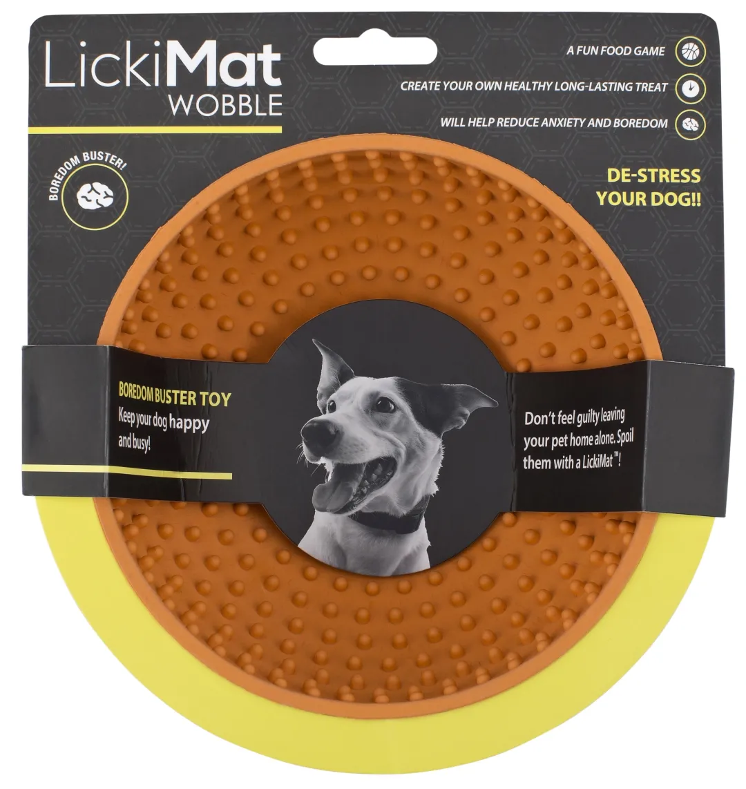 Best Wobble Orange Ø 18 x 8 cm - slikkeskål til hunde Hundelegetøj Til Alle Hunde Leg Og Aktivering Året Rundt|Legetøj Til Hvalpe - Sjov Leg, Aktivering Og Tryghed Fra Første Dag