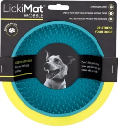 Sale Wobble Turkis Ø 18 x 8 cm - slowfeeder skål til hunde Hundelegetøj Til Alle Hunde Leg Og Aktivering Året Rundt|Legetøj Til Hvalpe - Sjov Leg, Aktivering Og Tryghed Fra Første Dag