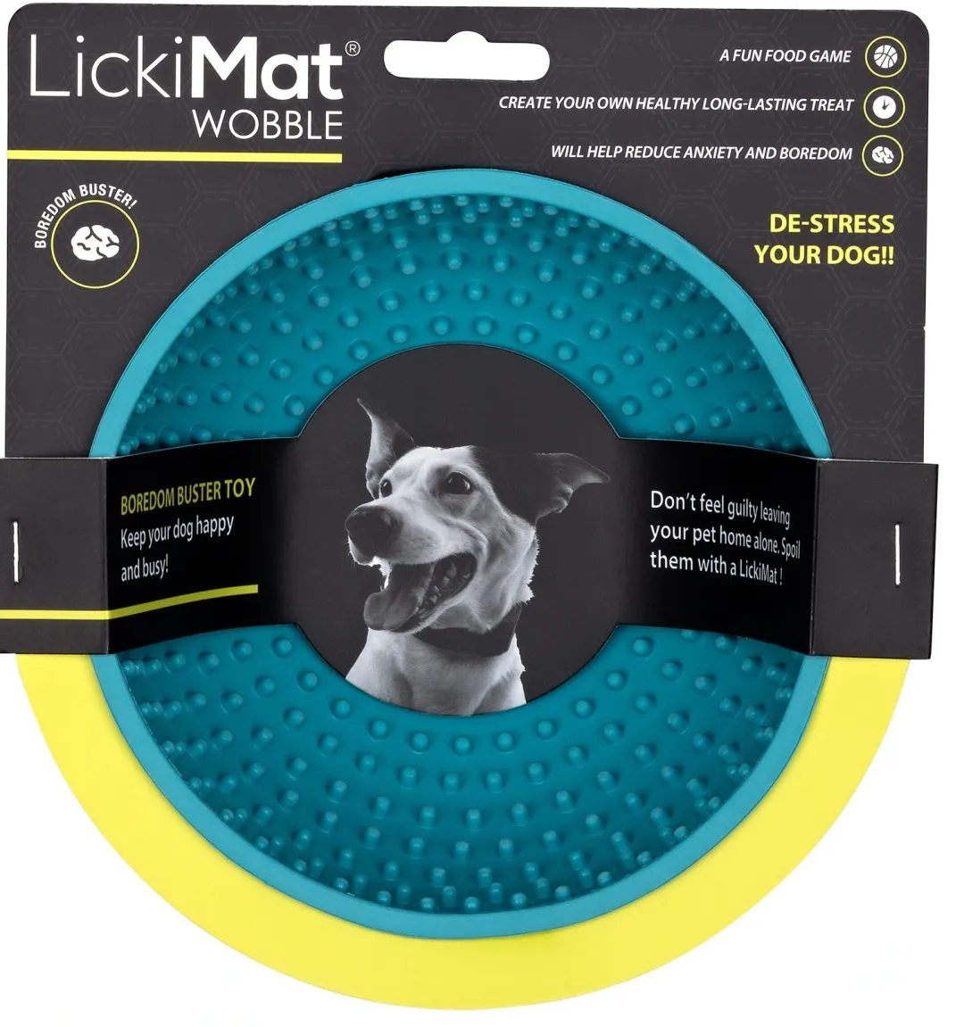 Sale Wobble Turkis Ø 18 x 8 cm - slowfeeder skål til hunde Hundelegetøj Til Alle Hunde Leg Og Aktivering Året Rundt|Legetøj Til Hvalpe - Sjov Leg, Aktivering Og Tryghed Fra Første Dag