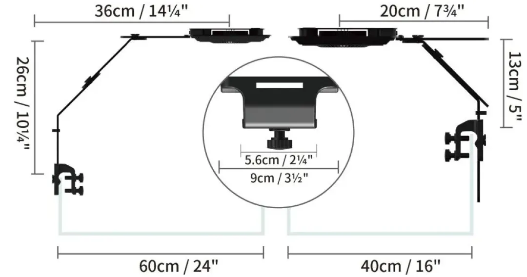 Best Jump LED MJ-L165 - 65W Lamper Til Saltvandsakvarier