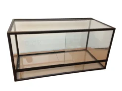 Clearance Ørken Terrarium Sort 128 liter Terrarier Og Terrarielamper