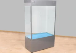 Outlet Søjle Akvarium 80 Sort Akvarier