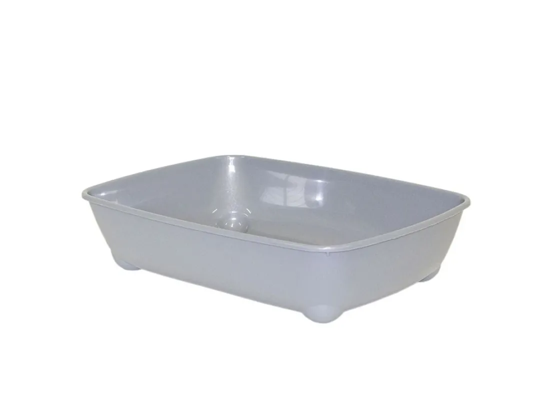 Discount Grå kattebakke 50 x 38 x 14 cm Kattetoiletter Og Kattegrus|Killingetoilet Og Grus Til Killinger - Nem Renlighed Fra Start