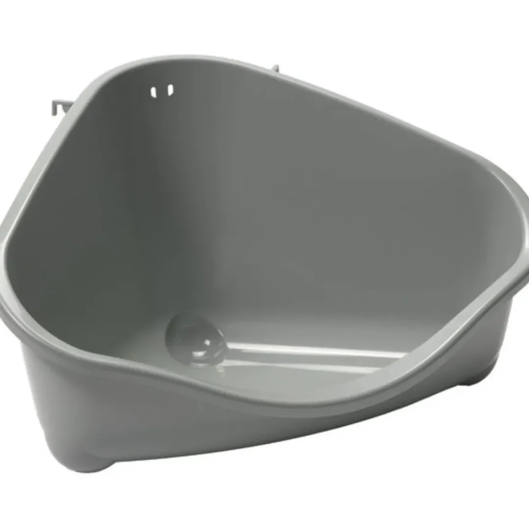 Outlet Hjørnetoilet Large Grå Tilbehør Til Gnavere & Kaniner