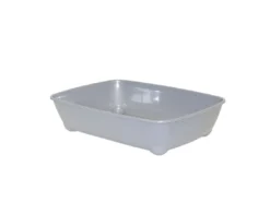 Online kattebakke 42 x 31 x 13 cm Grå Kattetoiletter Og Kattegrus|Killingetoilet Og Grus Til Killinger - Nem Renlighed Fra Start