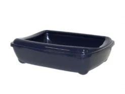 Sale kattebakke 42x31x13 cm i sort med kant Kattetoiletter Og Kattegrus|Killingetoilet Og Grus Til Killinger - Nem Renlighed Fra Start