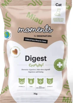 New Moments Cat Digest snack 70 g Kattefoder & Snacks|Killingesnacks - Sunde Godbidder Til Killinger