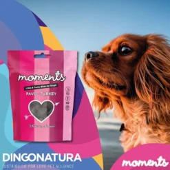 Hot Moments hundesnack Kalkun 60 g - naturlige hundegodbidder Hundeguf Og Tyggeben Til Hunde