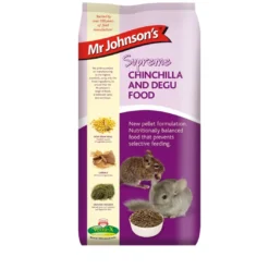 Clearance Mr Johnson Chinchilla og Degu piller 900 g Foder & Snack Til Gnavere & Kanin