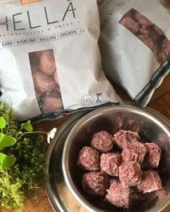 New HELLÄ Kylling 1 kg - Naturligt råfoder til hunde Hundefoder