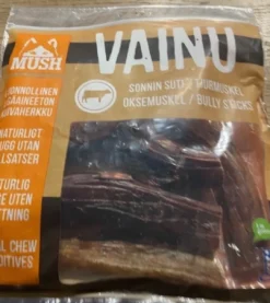 Discount VAINU Hundesnack Tyremuskel 250 g - naturlige tyggeben til hunde Hundeguf Og Tyggeben Til Hunde