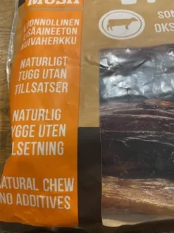 Discount VAINU Hundesnack Tyremuskel 250 g - naturlige tyggeben til hunde Hundeguf Og Tyggeben Til Hunde