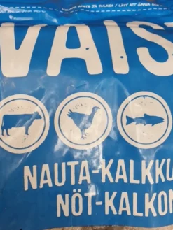 Online Vaisto Blå Okse Kalkun Laks - 3 kg råfoder til hund Hundefoder