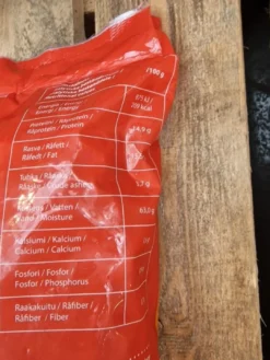 New Vaisto Gris Okse Laks XL Rød 3 kg - Naturligt BARF hund Hundefoder