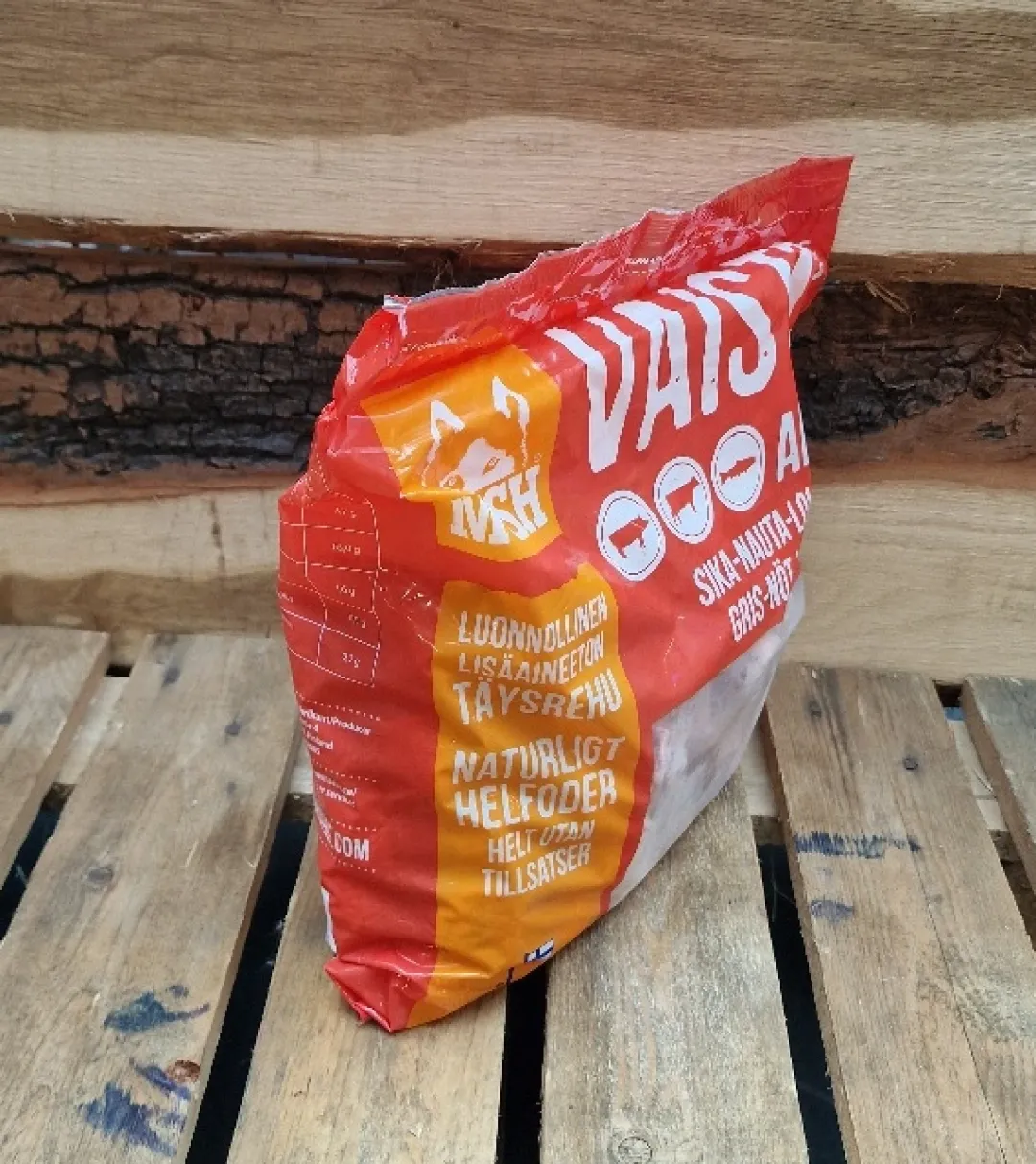 New Vaisto Gris Okse Laks XL Rød 3 kg - Naturligt BARF hund Hundefoder