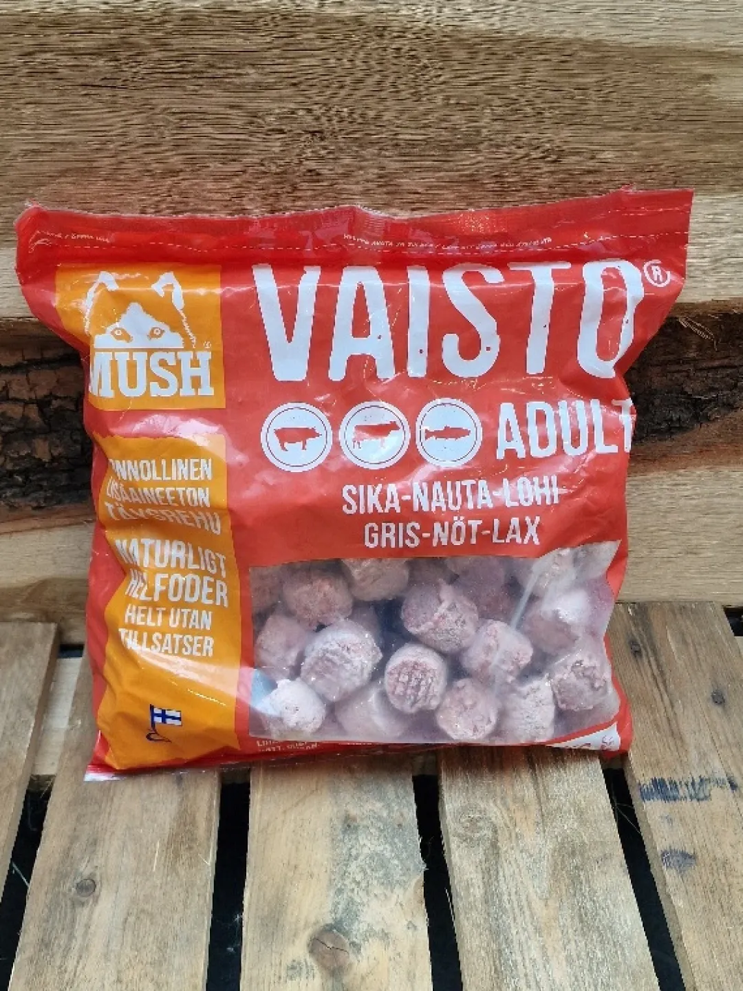 New Vaisto Gris Okse Laks XL Rød 3 kg - Naturligt BARF hund Hundefoder