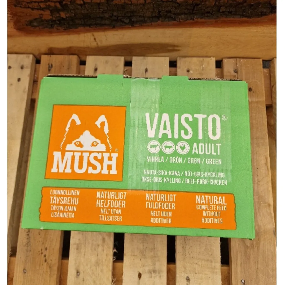 New Vaisto Grøn - Råfoder til hund med okse, gris og kylling 10 kg Hundefoder