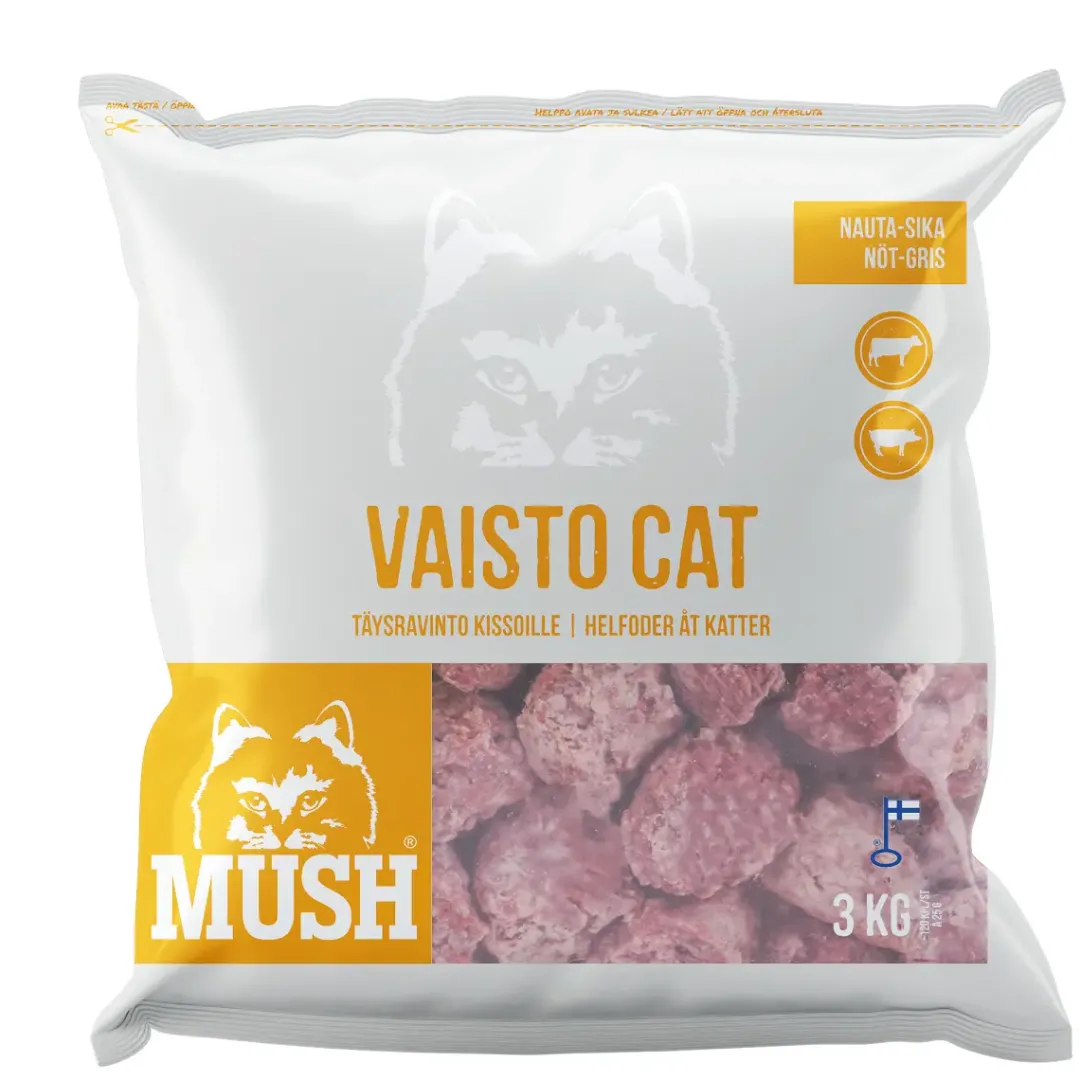 Best Vaisto kat Okse Gris Hvid 3 kg Kattefoder & Snacks