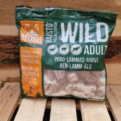 Outlet Vaisto Mørkegrøn Wild rensdyr lam elg til hund 3 kg Hundefoder