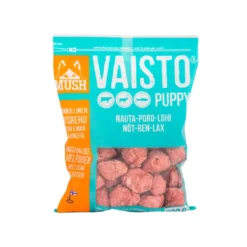 Sale Vaisto Puppy isblå okse rensdyr laks 800 g til hvalpe Hundefoder|Hvalpefoder - Sund Ernæring Til Hvalpe I Vækst