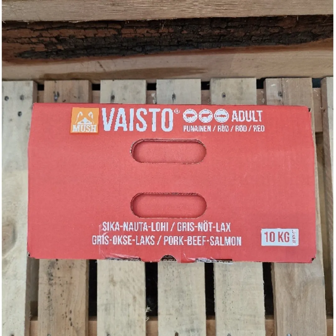Sale Vaisto Rød Gris Okse Laks XL 10 kg - Naturligt BARF-foder til hunde Hundefoder