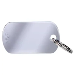 MyFamily Basic Military hundetegn chrome Small - Klassisk ID tegn i metal Hundetegn Til Hvalpe - Sikkerhed Og Tryghed Hvis Hvalpen Løber Væk|Hundetegn Og Smykker Med Stil Og Sikkerhed