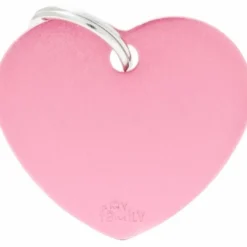 Best Basic Hjerte pink stor Hundetegn Til Hvalpe - Sikkerhed Og Tryghed Hvis Hvalpen Løber Væk|Hundetegn Og Smykker Med Stil Og Sikkerhed